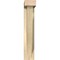 Ekena Millwork Traditional Block Rough Sawn Bracket w/ Offset Brace, Douglas Fir, 4"W x 14"D x 22"H BKT0402X14X22TRA05RDF - alternate 3